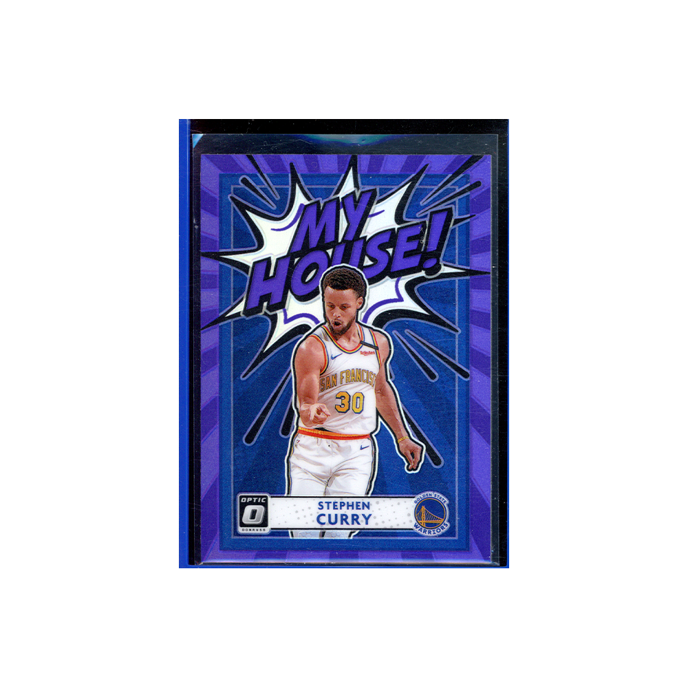Stephen Curry 2020-21 Panini Donruss Optic Basketball My House Purple