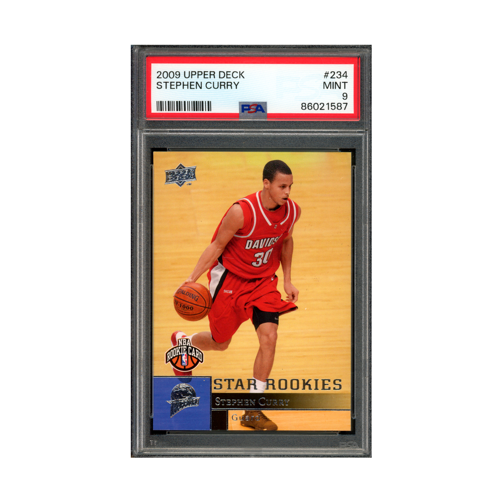 Stephen Curry 2009 Upper Deck Star Rookies PSA 9