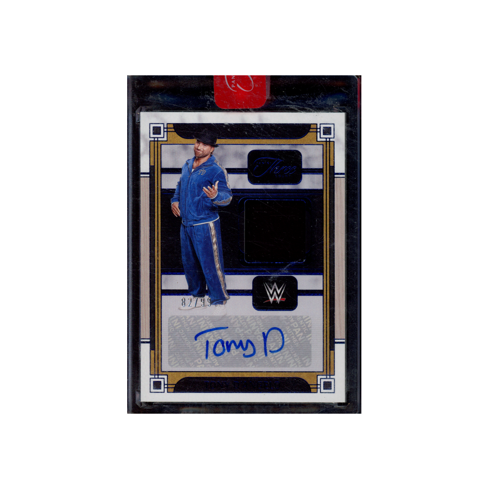 Tony D'Angelo 2024 Topps Three Count WWE Patch Auto Blue /99