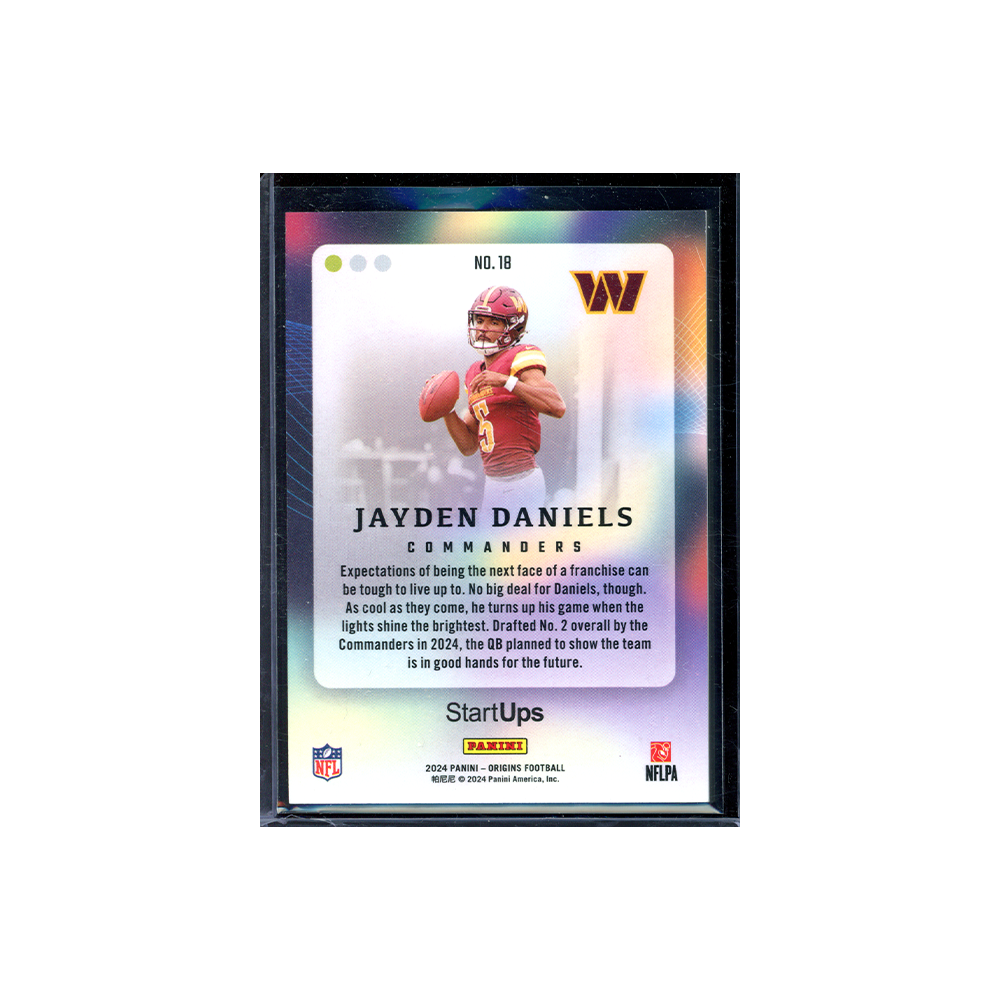 Jayden Daniels 2024 Panini Origins Football Rookie StartUps #4
