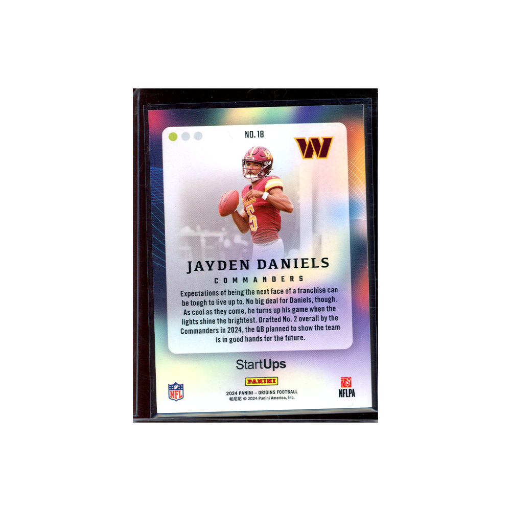 Jayden Daniels 2024 Panini Origins Football Rookie StartUps