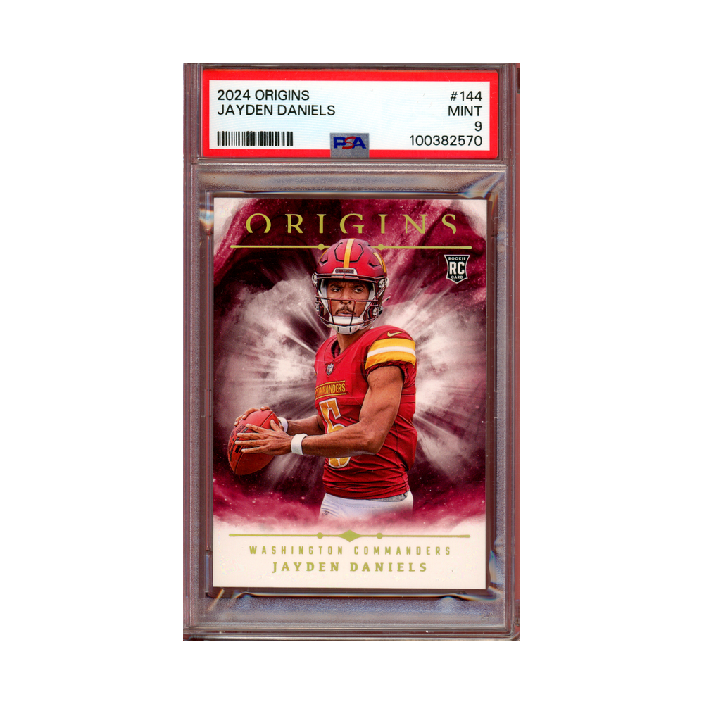 Jayden Daniels 2024 Panini Origins Football Rookie PSA 9