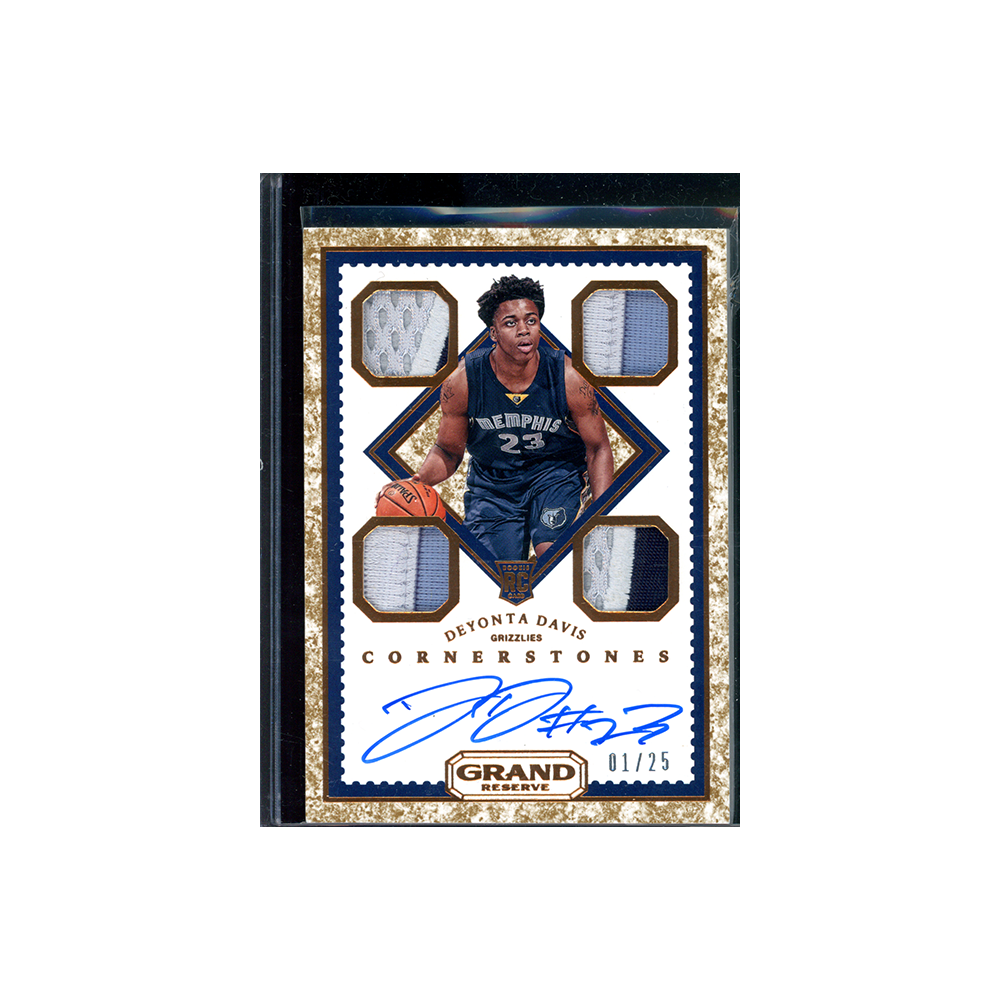 Deyonta Davis 2016-17 Panini Grand Reserve Basketball Cornerstones RPA /25