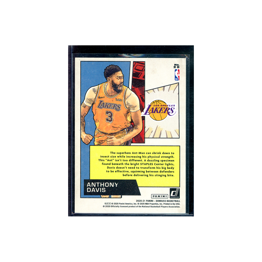 Anthony Davis 2020-21 Panini Donruss Basketball Marvels