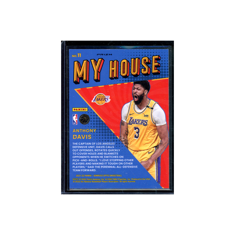 Anthony Davis 2021-22 Panini Donruss Optic Basketball My House Red Wave
