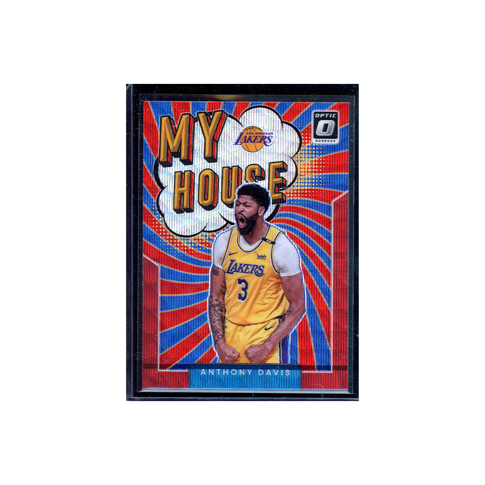 Anthony Davis 2021-22 Panini Donruss Optic Basketball My House Red Wave