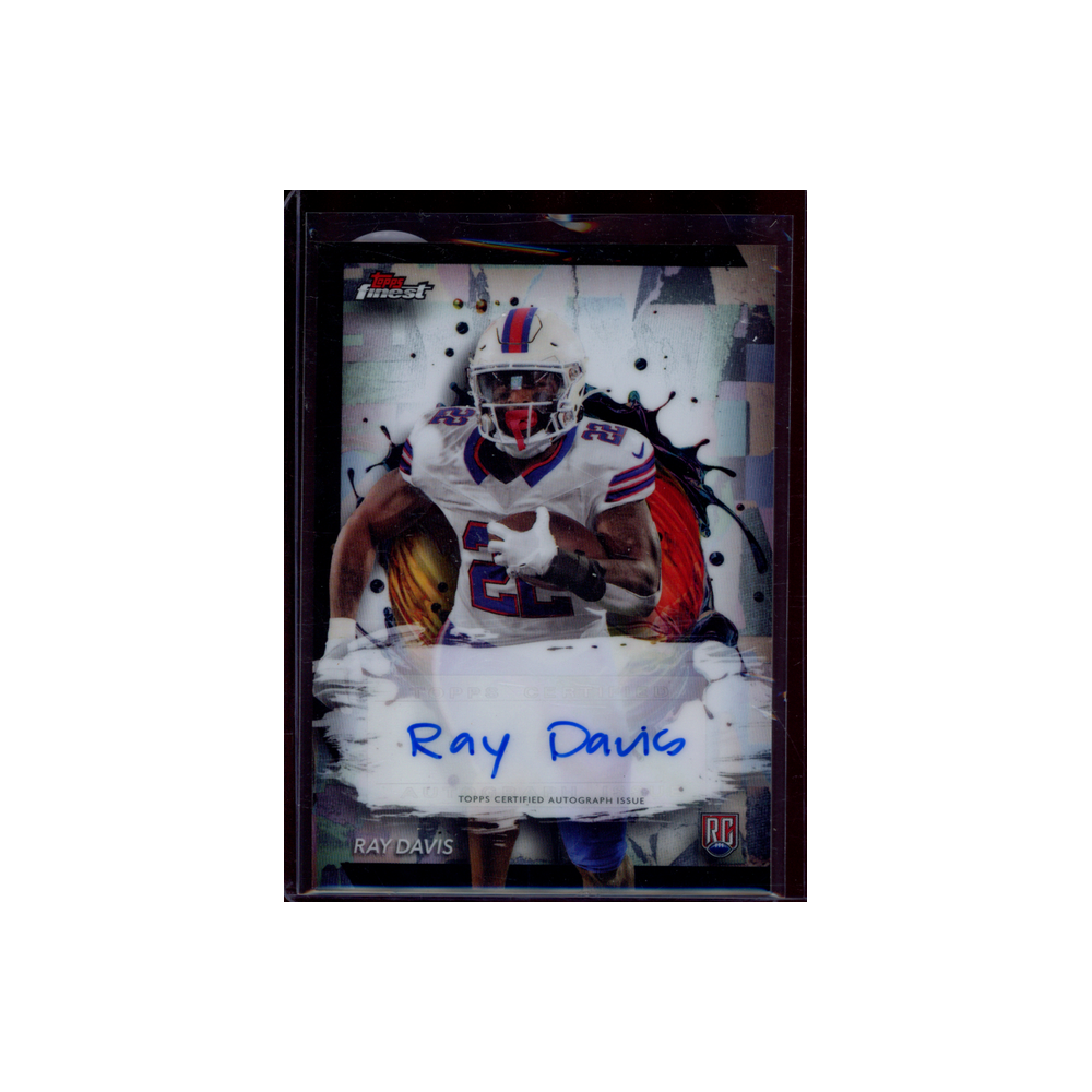 Ray Davis 2024 Topps Finest Football Rookie Auto