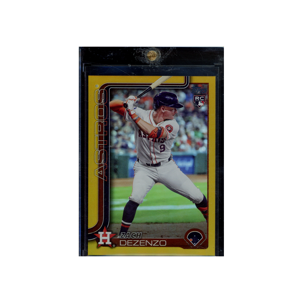 Zach Dezenzo 2025 Topps Astros Rookie Gold /50