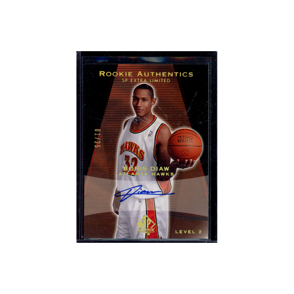 Boris Diaw 2003/04 SP Authentic Rookie Auto Extra Limited /25