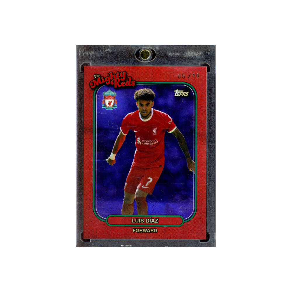 Luis Diaz 2023 Topps Liverpool Team Set The Mighty Reds Red /10
