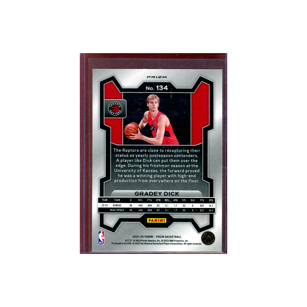 Gradey Dick 2023-24 Panini Prizm Basketball Pulsar Rookie