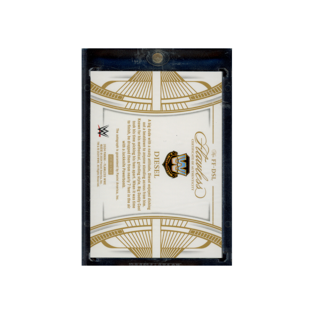 Diesel 2024 Panini Flawless WWE Finishing Moves Auto /25