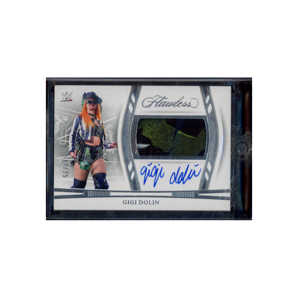 Gigi Dolin 2024 Panini Flawless WWE Patch Auto /25