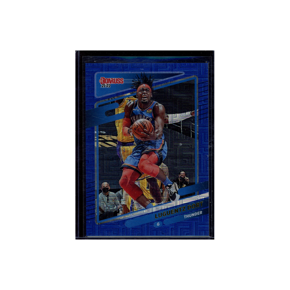 Luguentz Dort 2021-22 Panini Donruss Basketball Blue Choice /49
