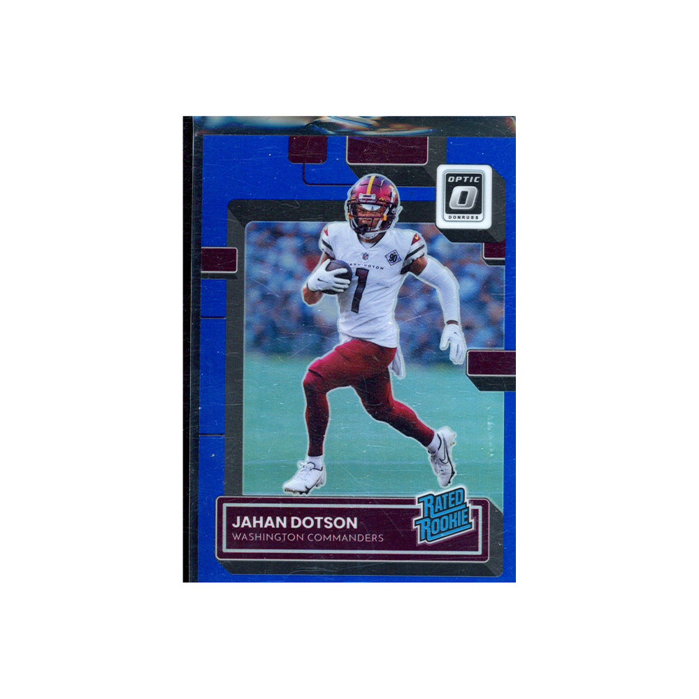 Jahan Dotson 2022 Panini Donruss Optic Football Rated Rookie Blue /179