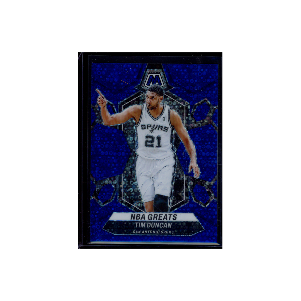 Tim Duncan 2023-24 Panini Mosaic Basketball Fast Break Blue /85