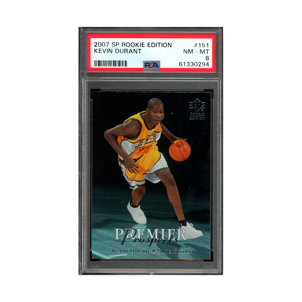 Kevin Durant 2007 SP Rookie Edition PSA 8