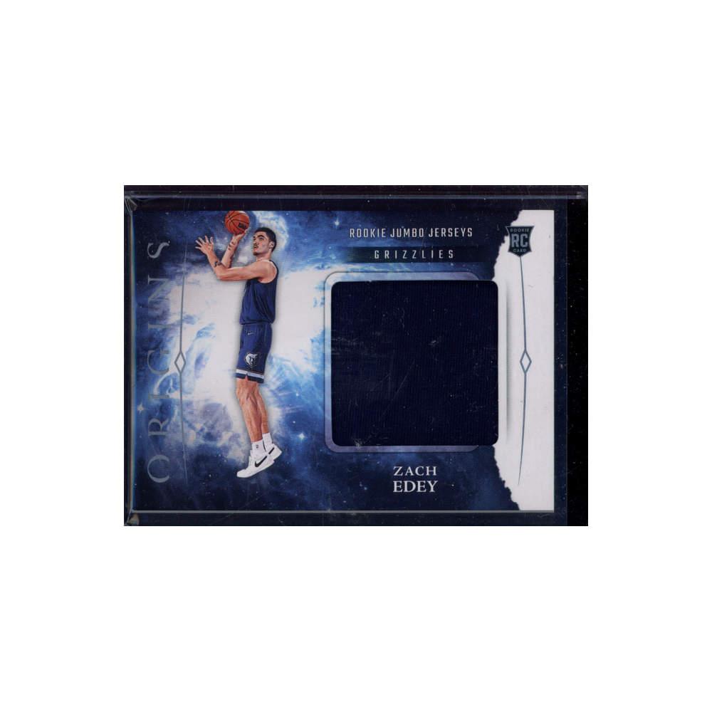 Zach Edey 2024-25 Panini Origins Basketball Rookie Jumbo Jersey