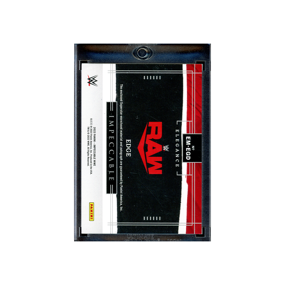 Edge 2022 Panini Impeccable WWE Elegance Auto /99