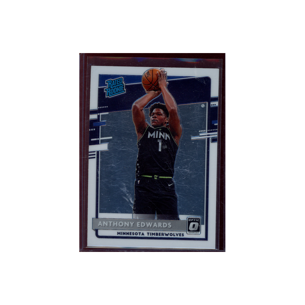 Anthony Edwards 2020-21 Panini Donruss Optic Basketball Rated Rookie