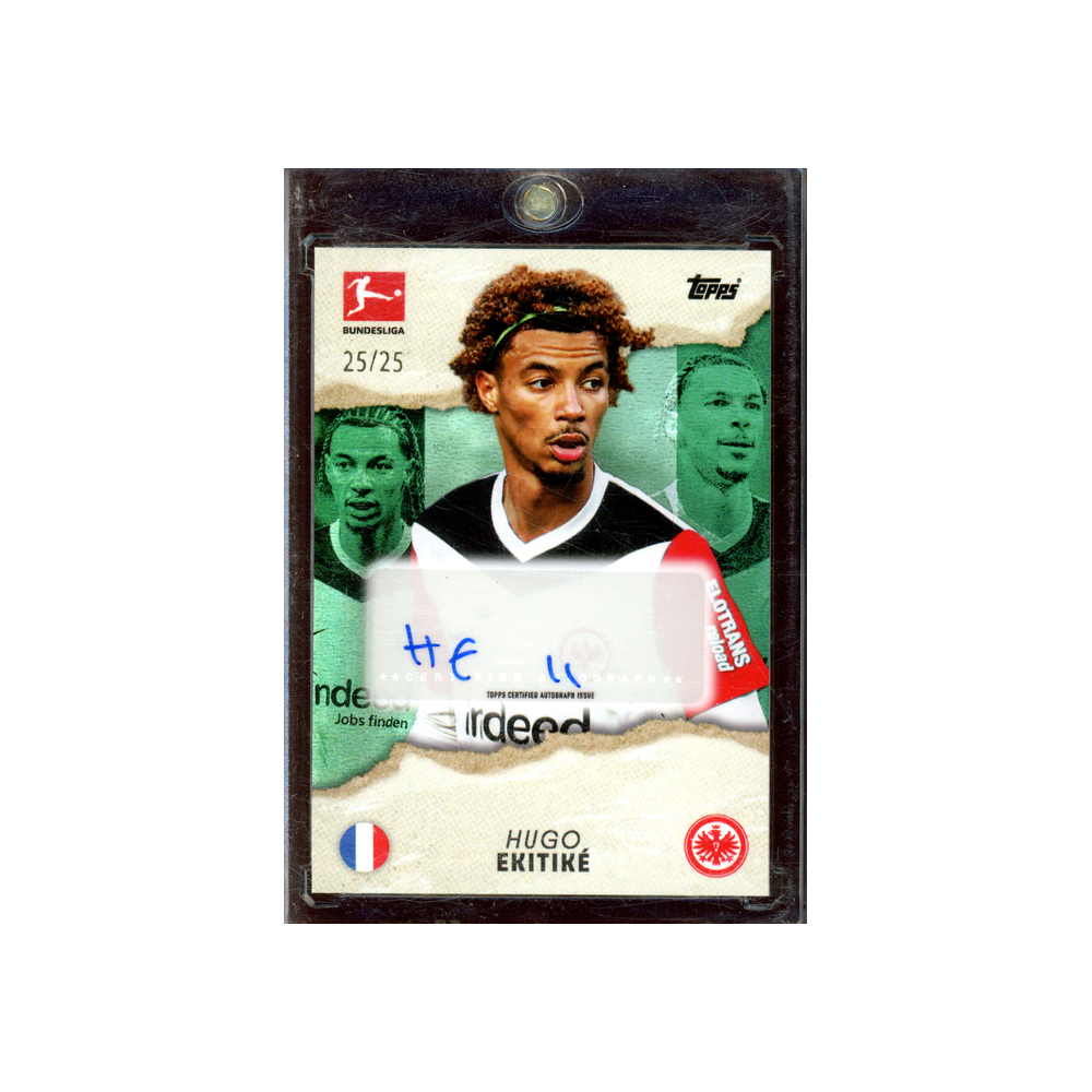 Hugo Ekitike 2025 Topps Bundesliga International Stars Auto /25