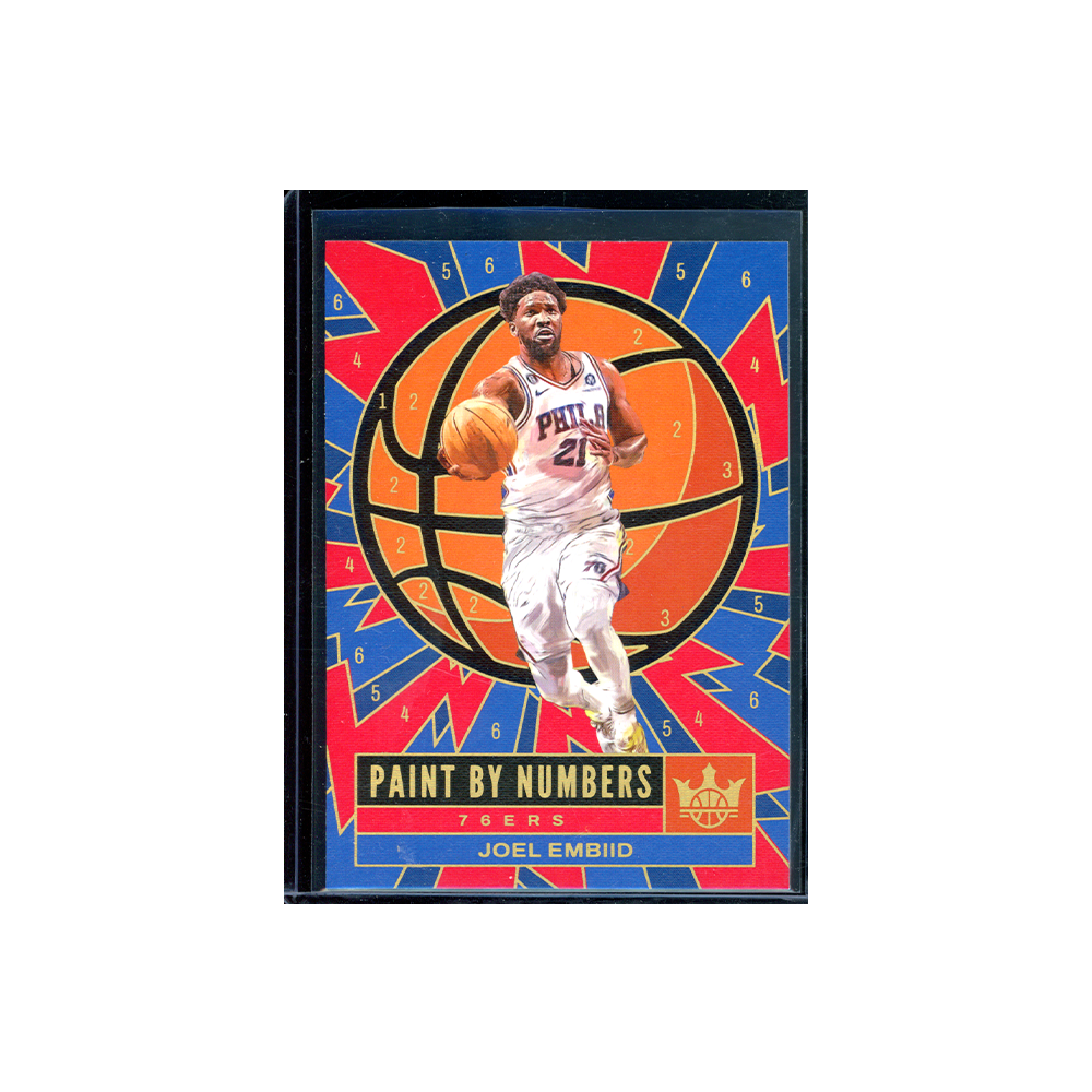 Joel Embiid 2023-24 Panini Court Kings Basketball Paint by Numbers