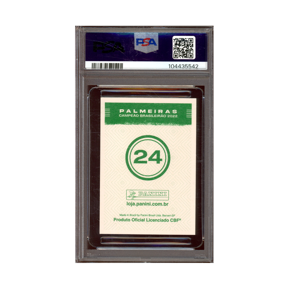 Endrick 2022 Panini Brasileirao Palmeiras Campeao 22 PSA 7