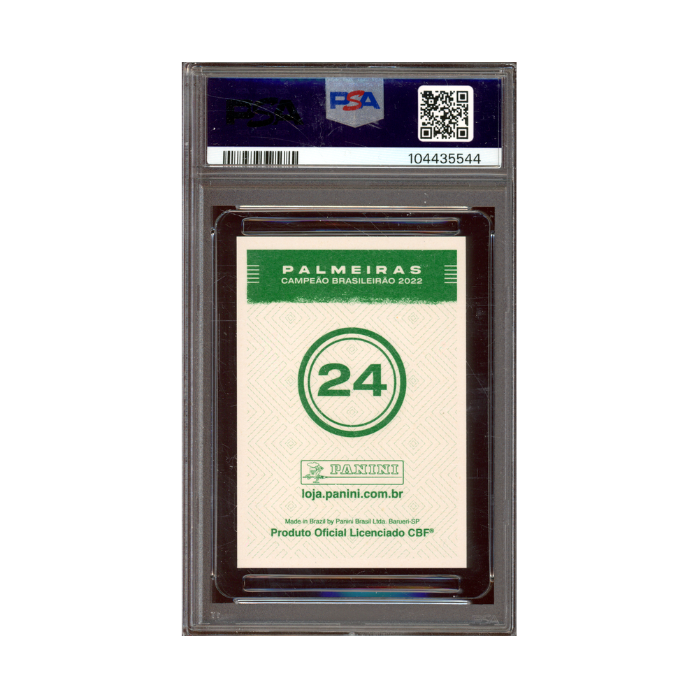 Endrick 2022 Panini Brasileirao Palmeiras Campeao 22 PSA 5
