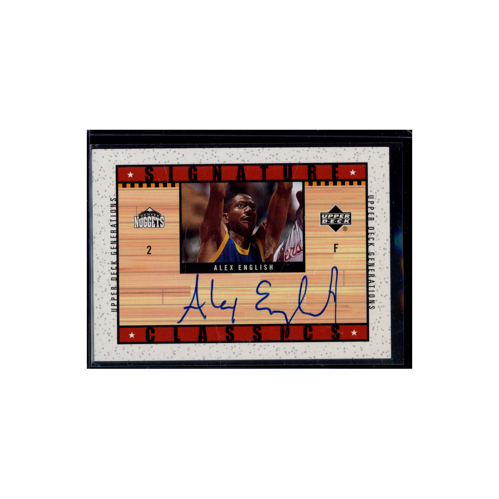 Alex English 2002-03 Upper Deck Generations Signature Classics