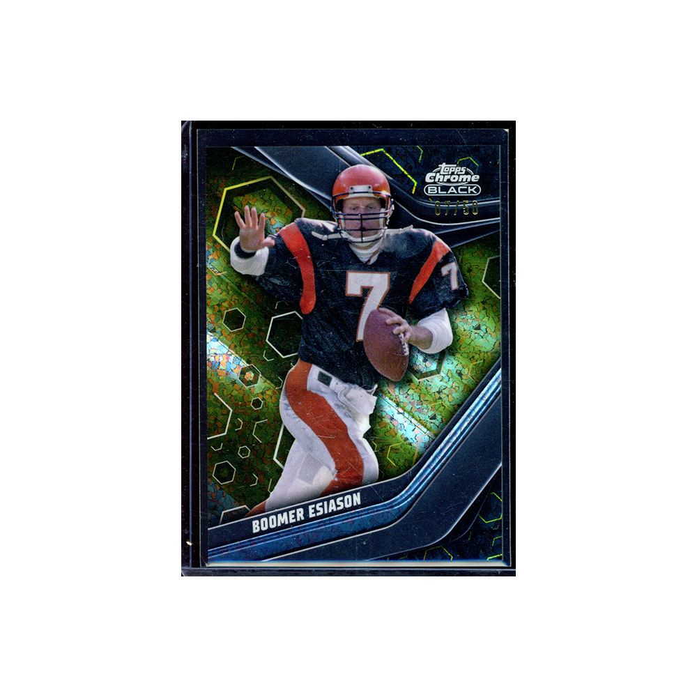 Boomer Esiason 2023 Topps Composite Football Chrome Black Gold /50