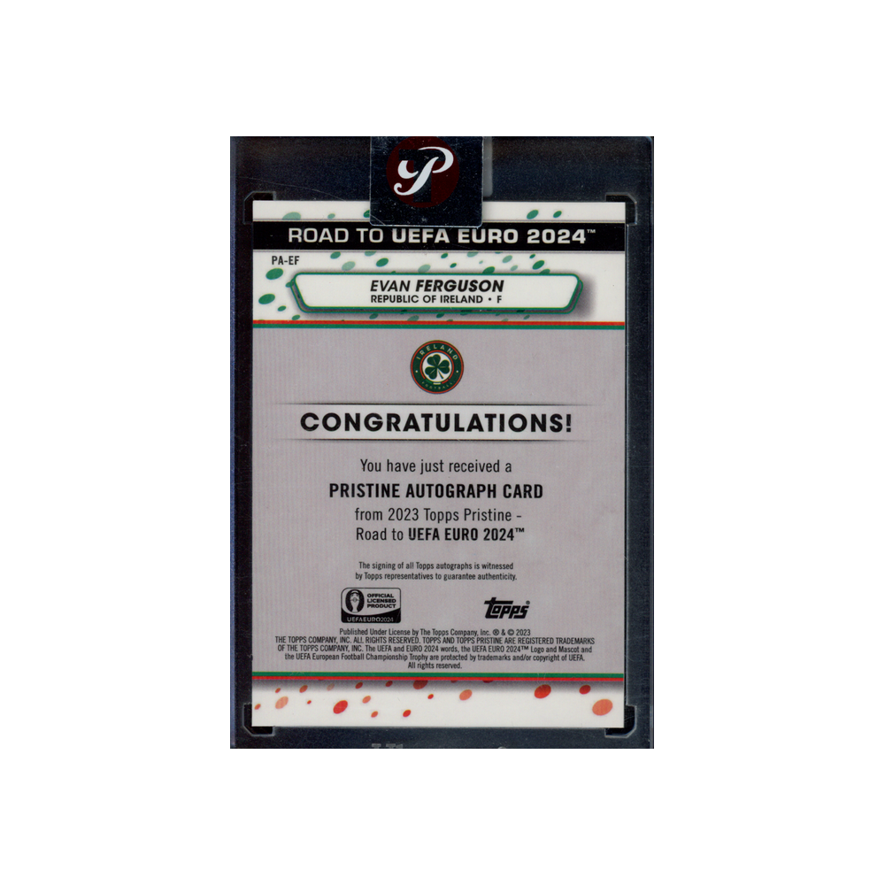 Evan Ferguson 2023 Topps Pristine National Debut Auto