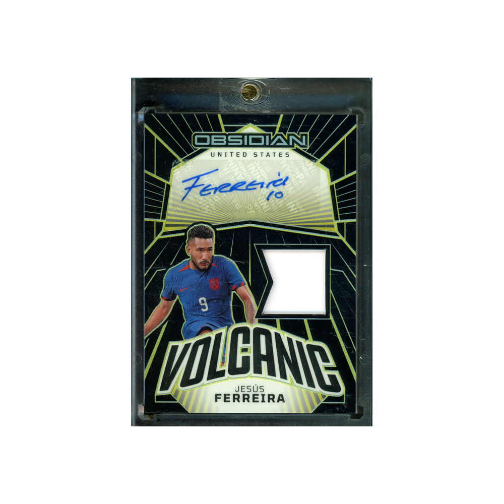 Jesus Ferreira 2023-24 Panini Obsidian Soccer Volcanic Patch Auto 1/1
