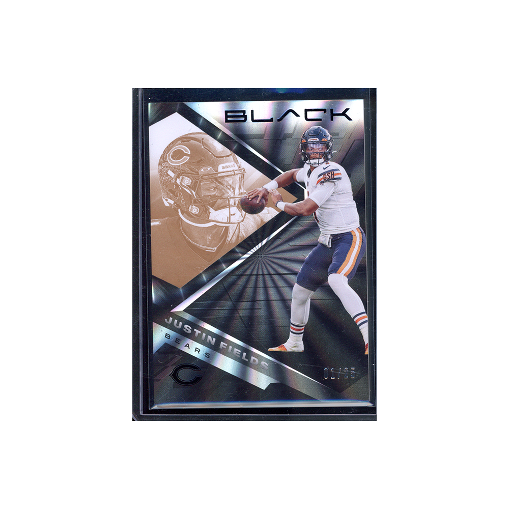 Justin Fields 2022 Panini Black Football /25