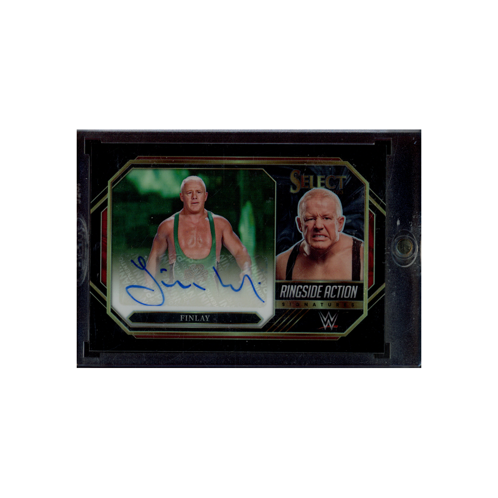 Finlay 2023 Panini Select WWE Ringside Action Black 1/1 Auto