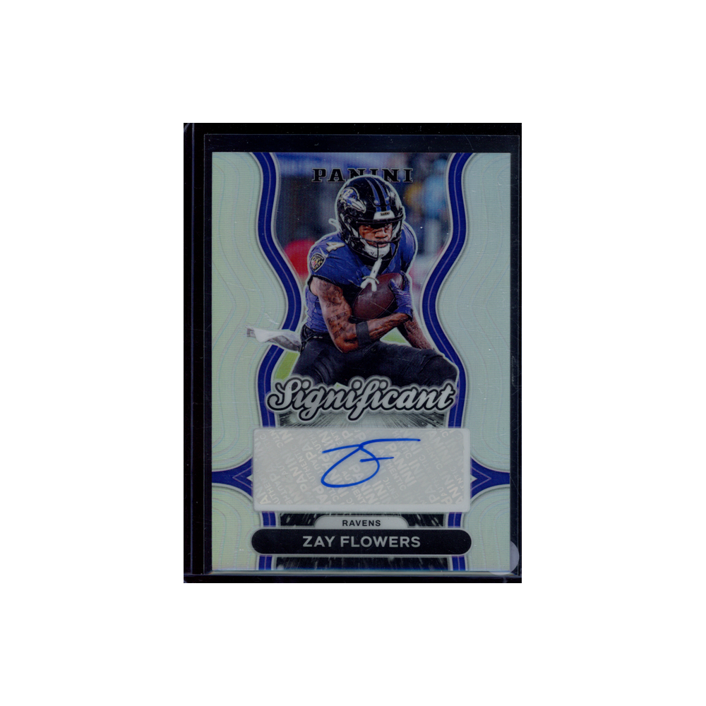 Zay Flowers 2024 Panini Prizm Football Significant Auto