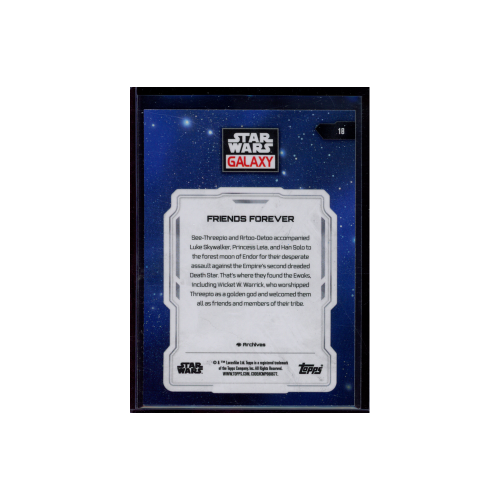 Friends Forever 2024 Topps Star Wars Galaxy Chrome