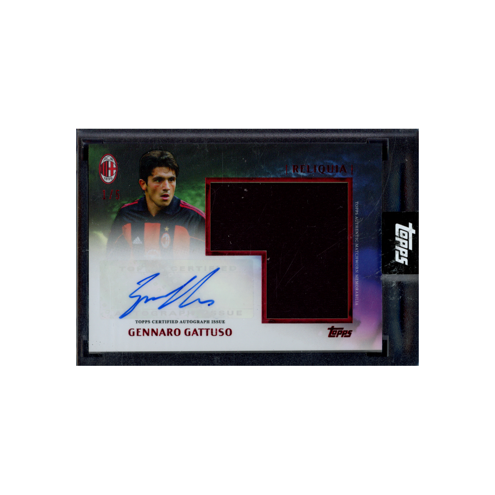 Gennaro Gattuso 2024 Topps AC Milan Set Patch Auto /5