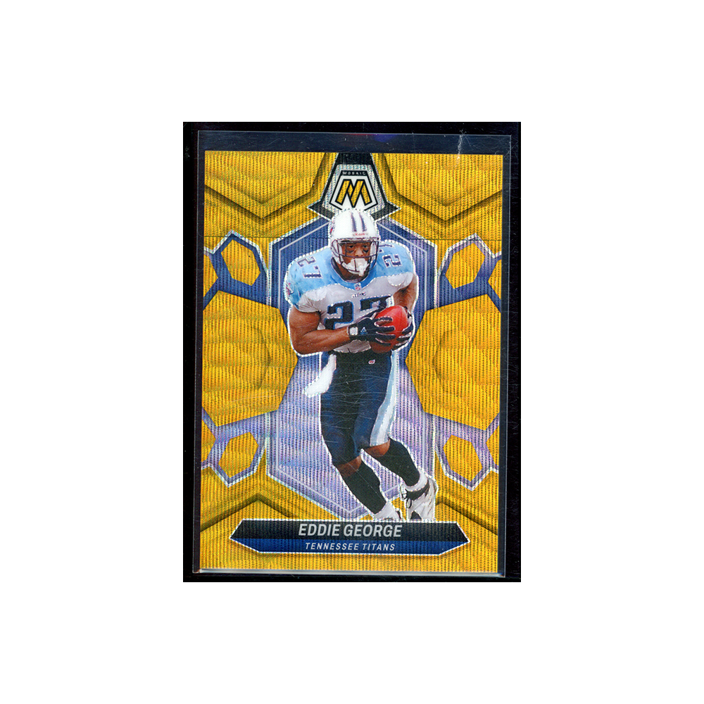 Eddie George 2024 Panini Mosaic Football Gold Wave /17