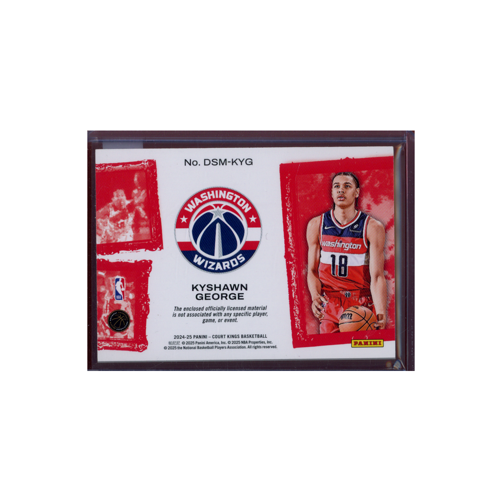 Kyshawn George 2024-25 Panini Court Kings Basketball Rookie Debut Showcase