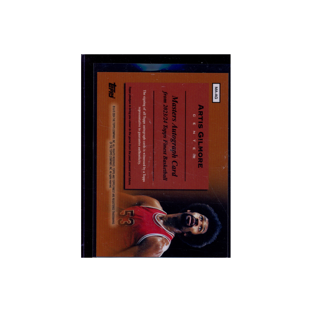 Artis Gilmore 2023-24 Topps Finest Basketball Masters Auto Gold /50
