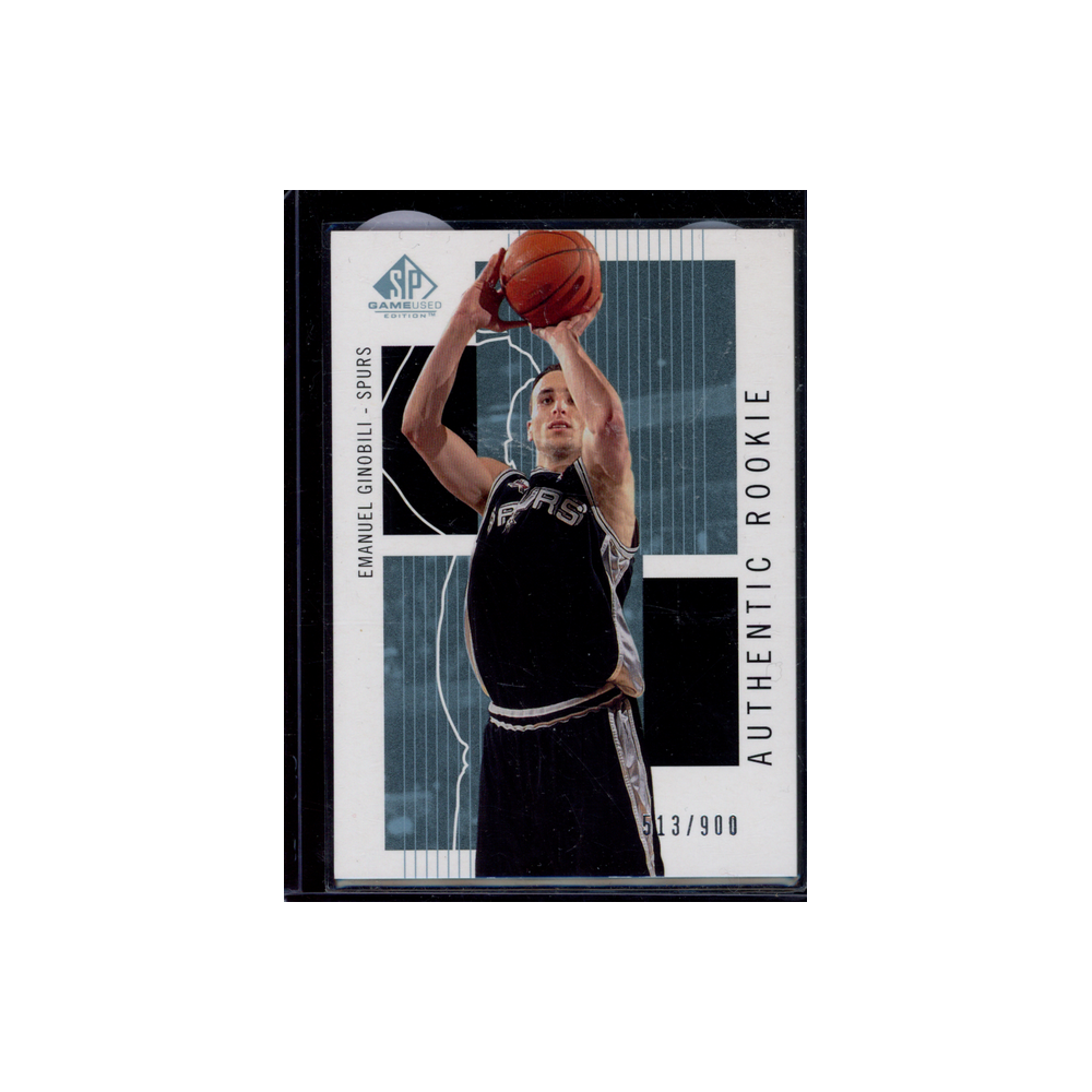Manu Ginobili 2002-03 SP Game Used Rookie /900