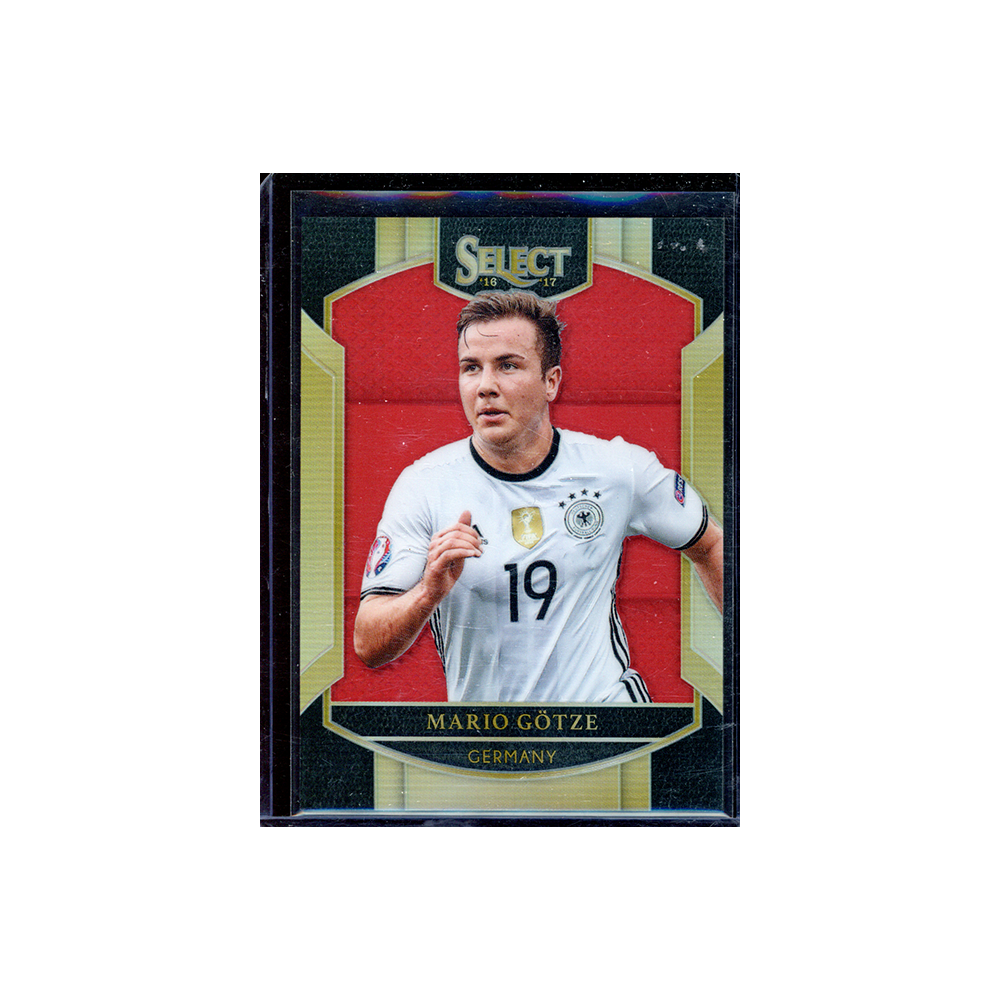 Mario Götze 2016-17 Panini Select Soccer Red /199 #2