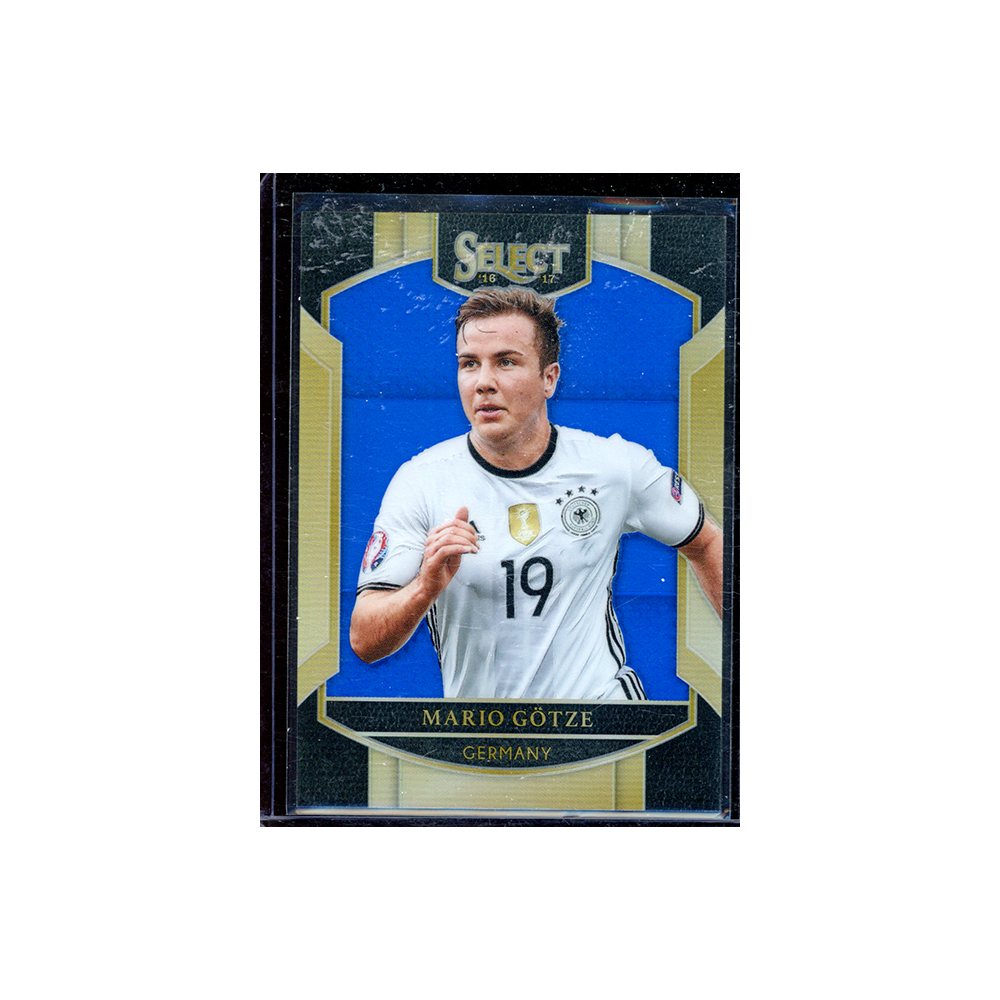 Mario Götze 2016-17 Panini Select Soccer Blue /299 #3