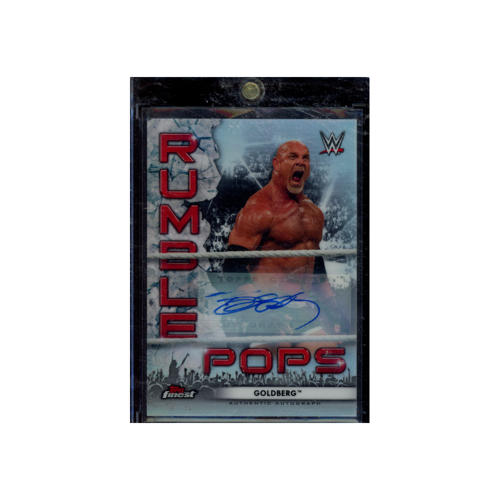 Goldberg 2021 Topps Finest Rumble Pops Auto