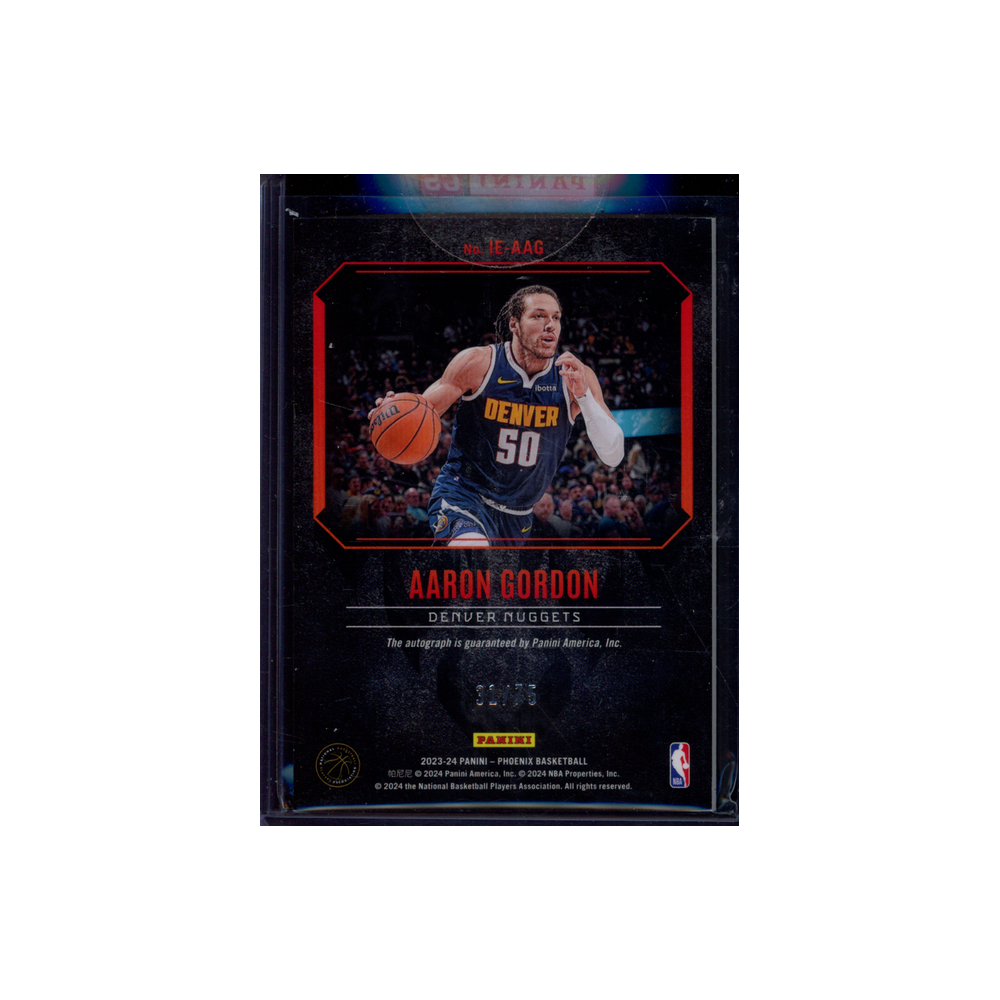 Aaron Gordon 2023-24 Panini Phoenix Basketball Inferno Etchings Auto /75