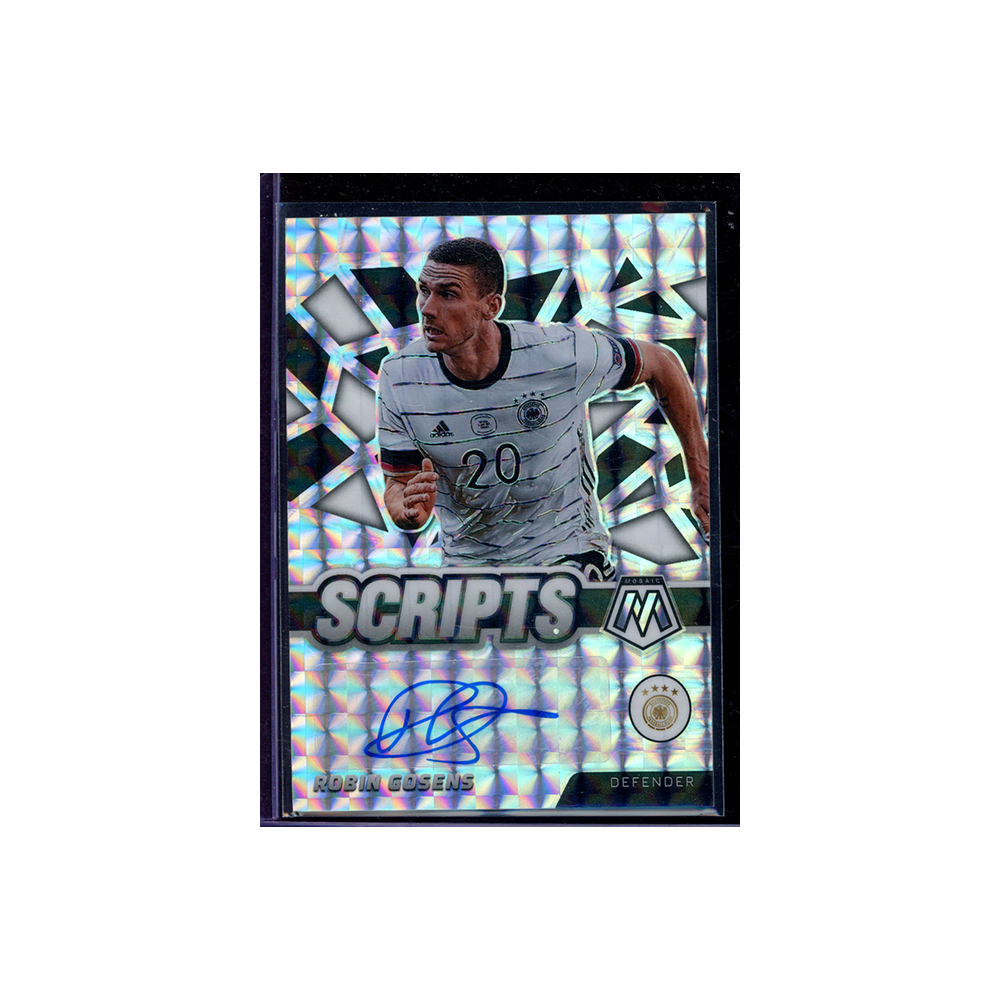 Robin Gosens 2021-22 Panini Mosaic FIFA Road to World Cup Soccer Scripts Auto