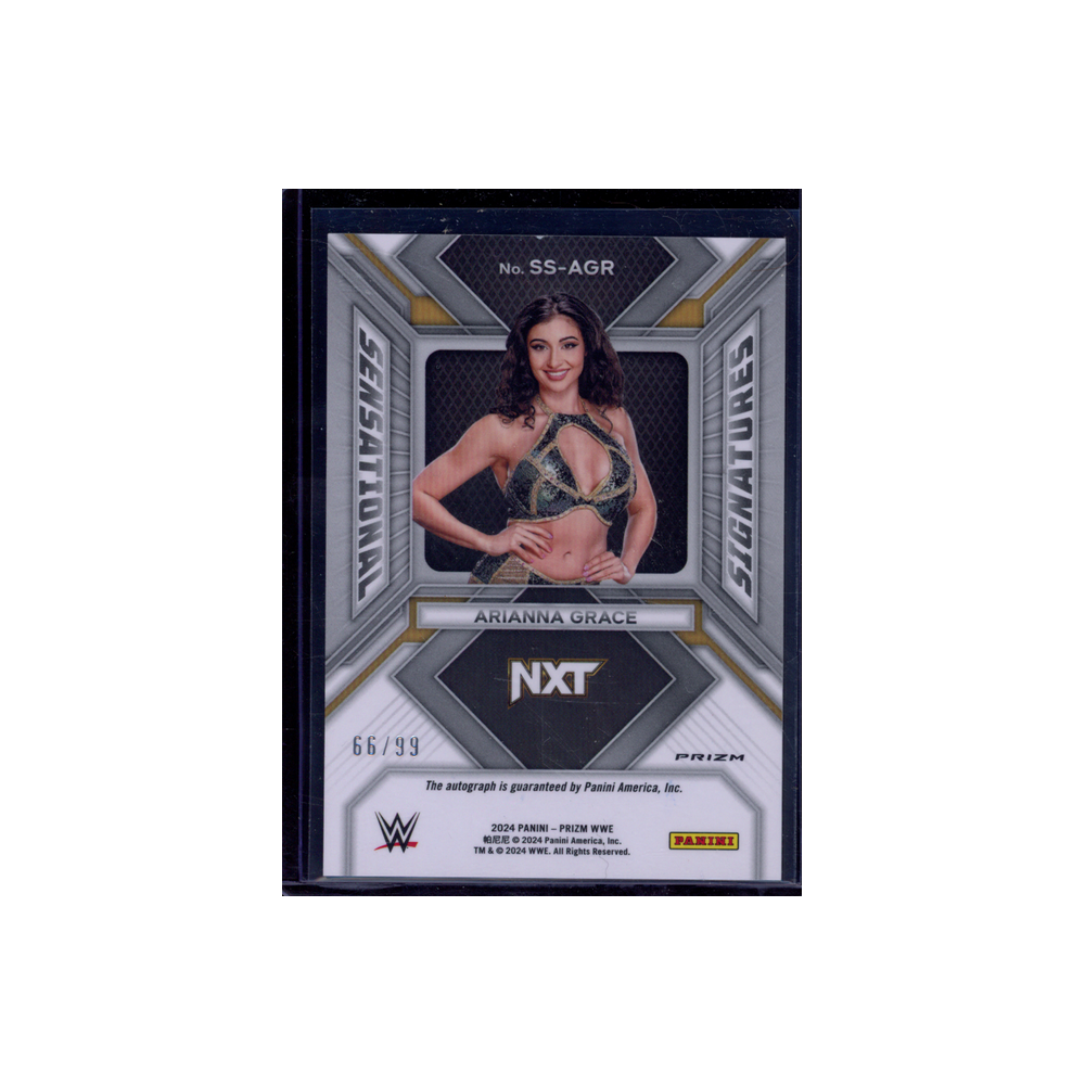 Arianna Grace 2024 Panini Prizm WWE Sensational Signatures Auto Red /99