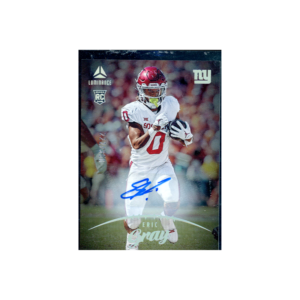 Eric Gray 2023 Panini Luminance Football Rookie Auto /350