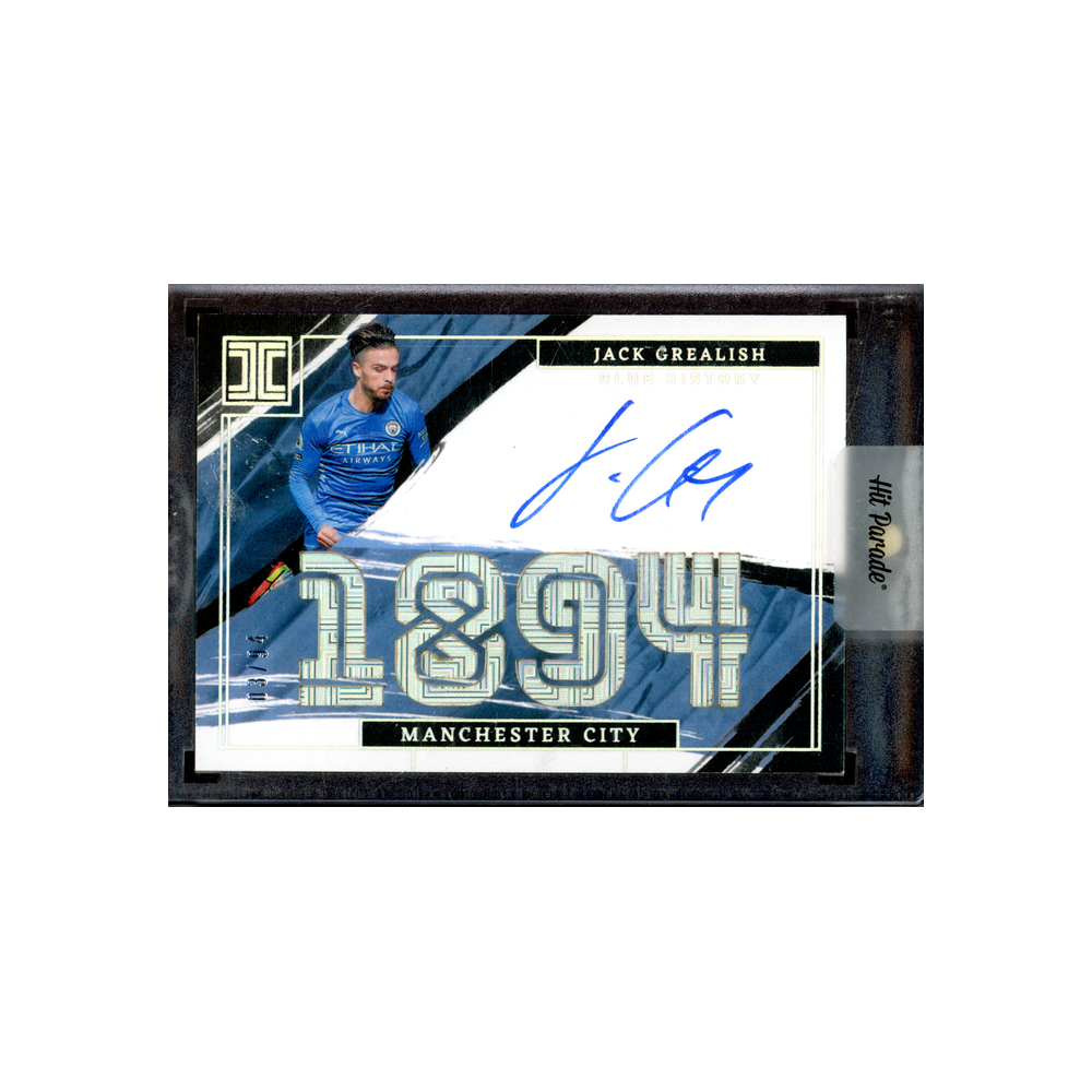 Jack Grealish 2021-22 Panini Impeccable Premier League Soccer Club History Auto /94