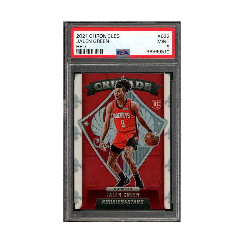 Jalen Green 2021 Chronicles Red Rookie PSA 9